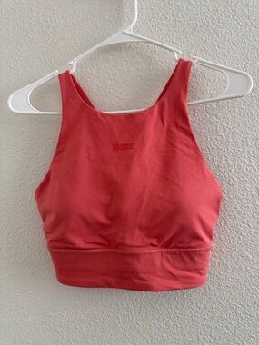 Lululemon Energy High-Neck Longline Bra In Raspberry Cream Size 10